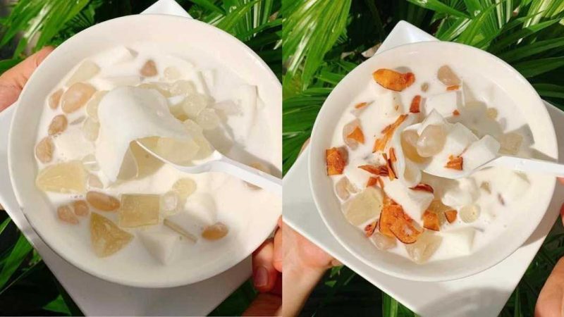 Cách làm chè dừa dầm thơm ngon, béo ngậy tại nhà